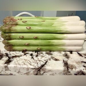 Fitz and Floyd Asparagus Dish